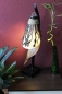 Preview: Originelle Palmblatt-Lampe weiß 70cm