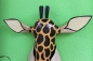 Preview: Maske "Giraffe" hell 55cm