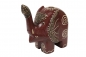Preview: Holzfigur Elefant Glückselefant 12 cm - echte Handarbeit