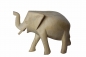Preview: Holzfigur Elefant hell 10 cm