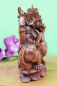 Preview: Edle Holzfigur Schnitzfigur Ganesha 17 cm
