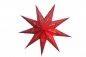 Preview: Weihnachtsstern Papierstern rot bestickt 60 cm