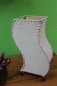 Preview: Hübsche Tischlampe aus Borkenfaser natur 35cm