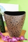 Preview: Exotische Vase aus Bambus und Kokos - 36cm