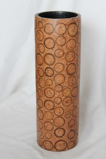 Exotische Tischvase aus Bambus - 30cm
