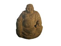 Lavastein "Happy Buddha" 9cm