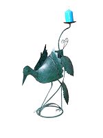Metall Kerzenhalter Paradiesvogel H: 48cm