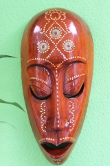 Mahagonimaske Holzmaske Maske "Gambia" 50cm