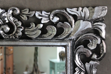 Barockspiegel silber antik in 120cm x 80cm, 170cm x 90cm
