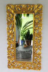 Barockspiegel Wandspiegel gold 150cm x 80cm