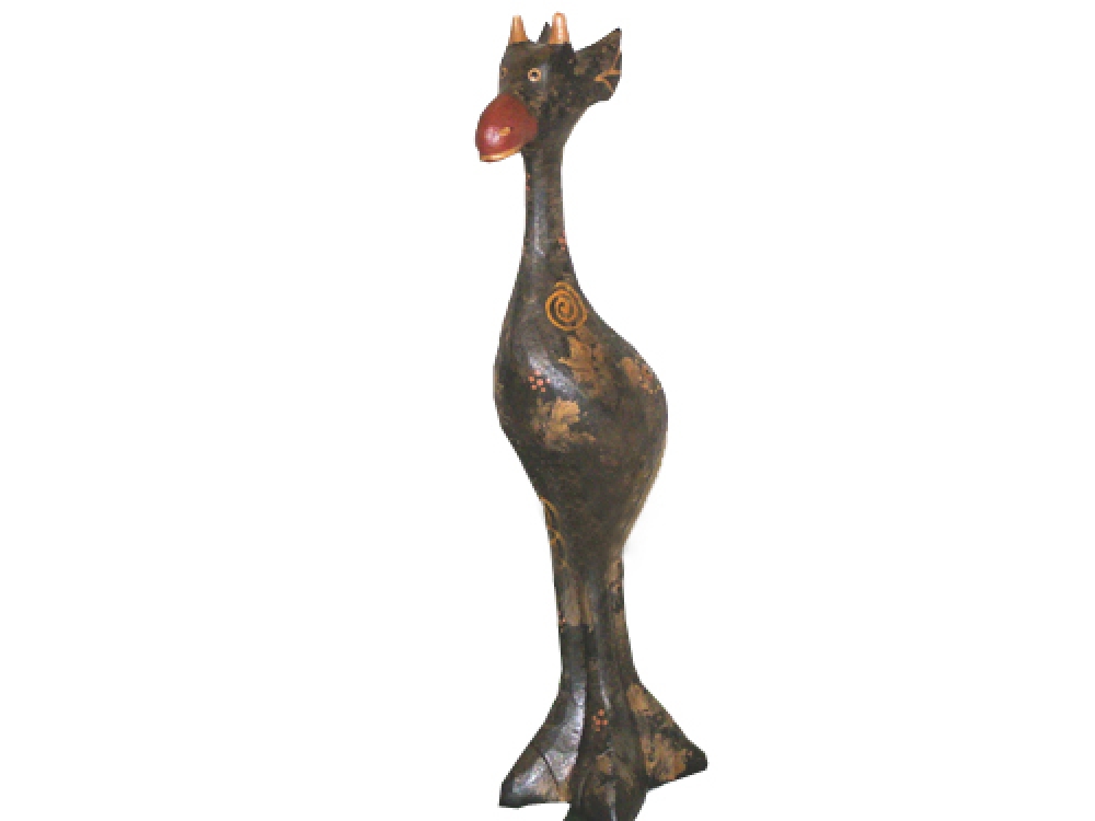 Holzfigur "Kleine Giraffe" 35cm